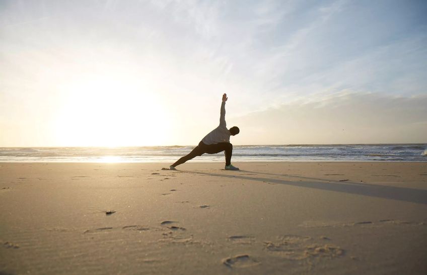 CK Personal Training Dehnübung Strand