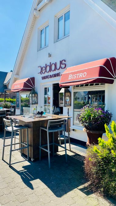 Reblaus Wine & Dine Eingang außen Keitum Sylt
