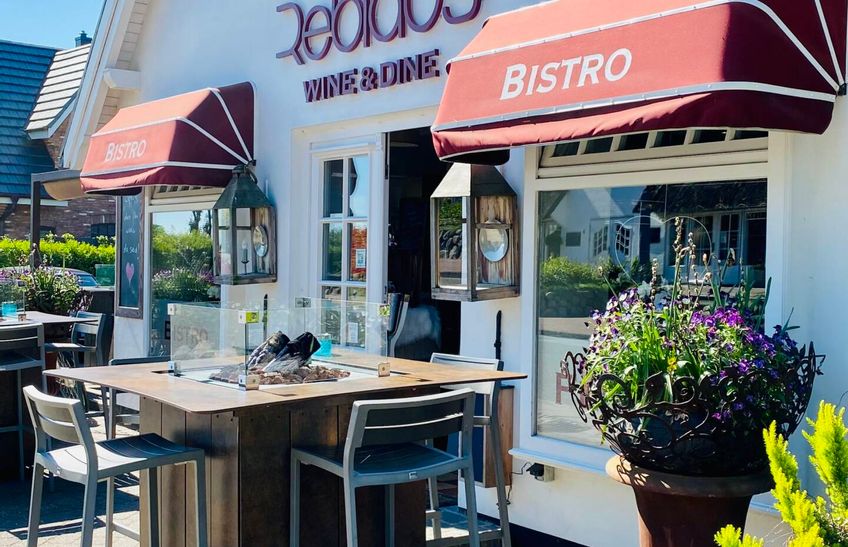 Reblaus Wine & Dine Eingang außen Keitum Sylt