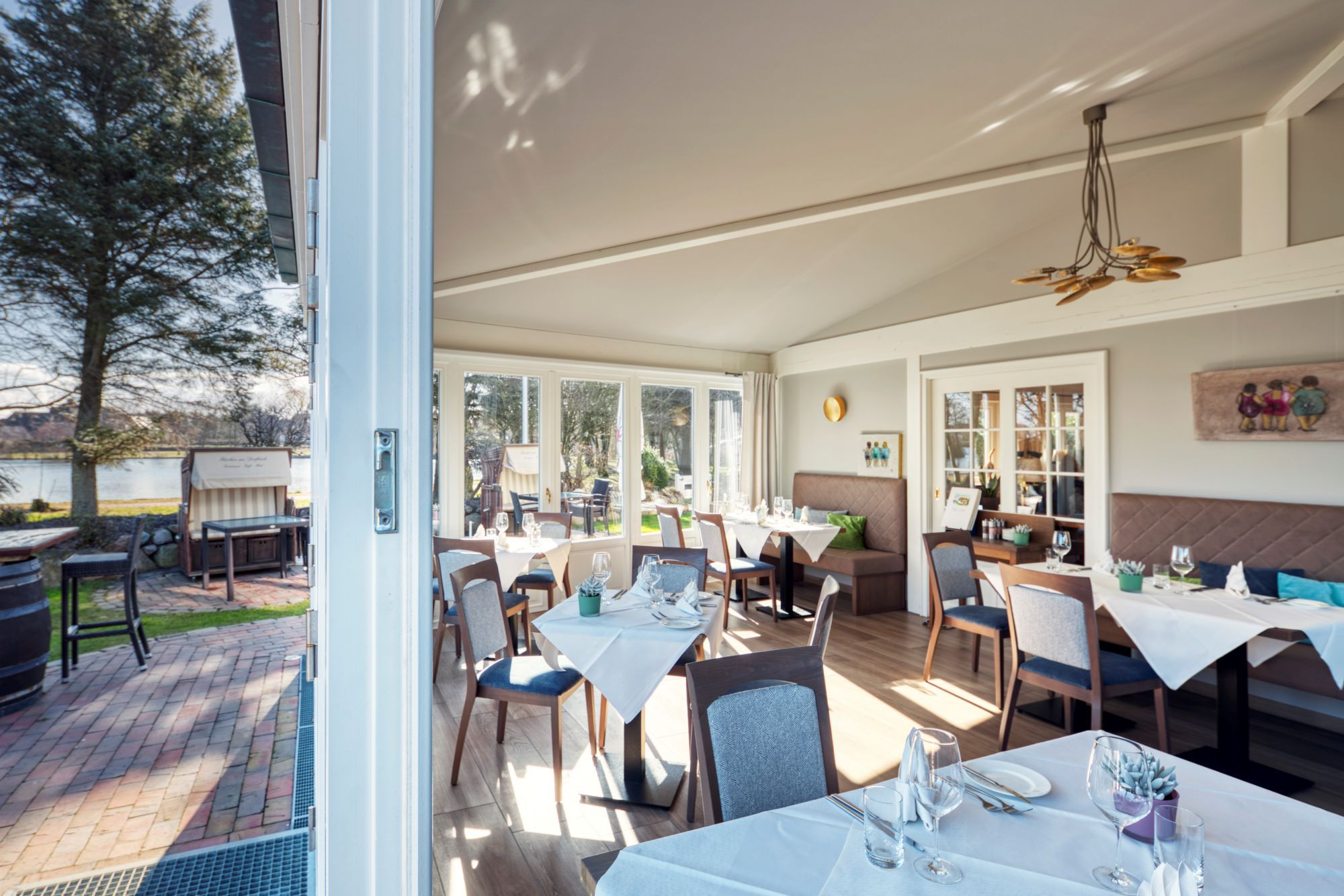 Restaurant und Hotel Fitschen am Dorfteich, Gastronomiebereich innen