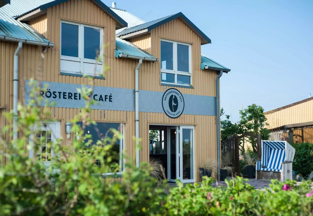 Kaffeerösterei Außenansicht Rantum Sylt
