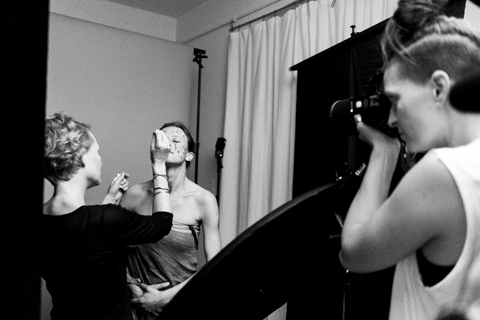 Making of der Ausstellung #inyourface von OceanNOW