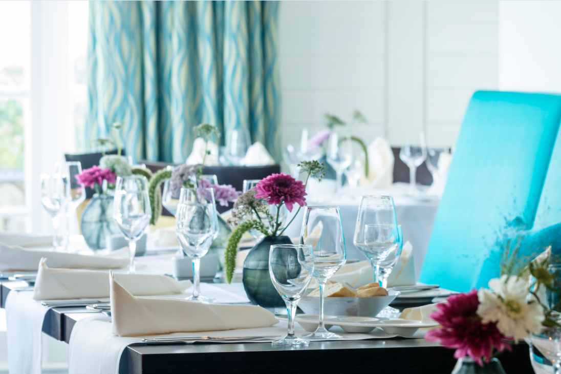 EBBE&FOOD gedeckte Tische Westerland Sylt