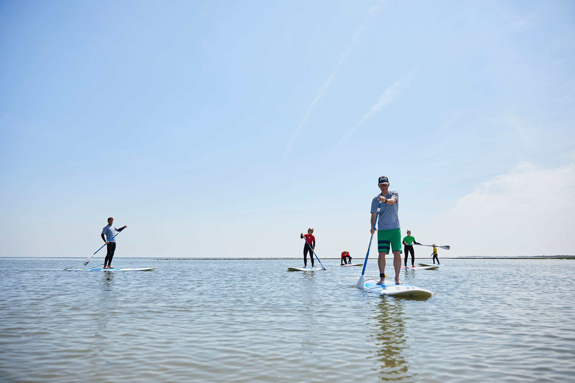 Stand Up Paddling auf Sylt