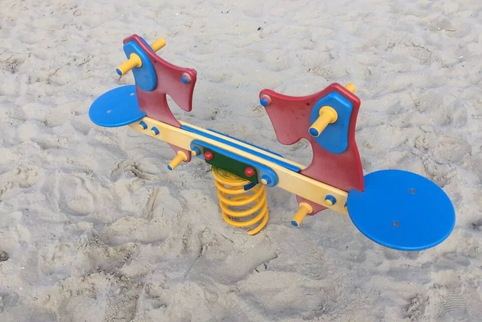 Spielplatz Hörnum Strand Wippe