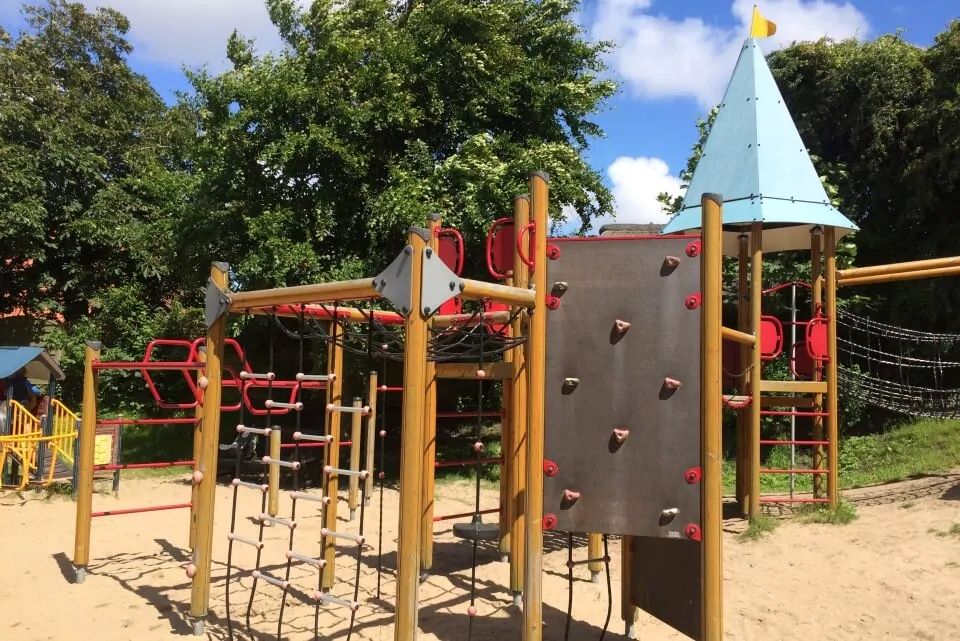 Spielplatz Keitum Klettergerüst