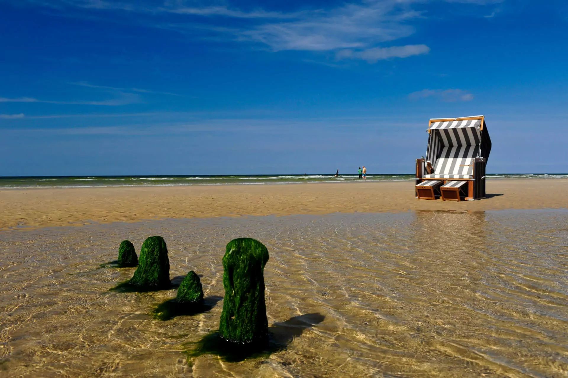 Strandkorb Wasser Nordsee Strand