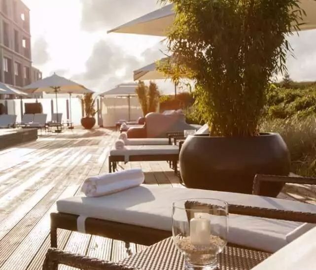 A-Rosa Sylt Wellness Beauty Ruhebereich außen