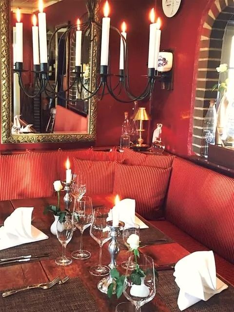 Hus in Lee gedeckter Tisch Rantum Sylt