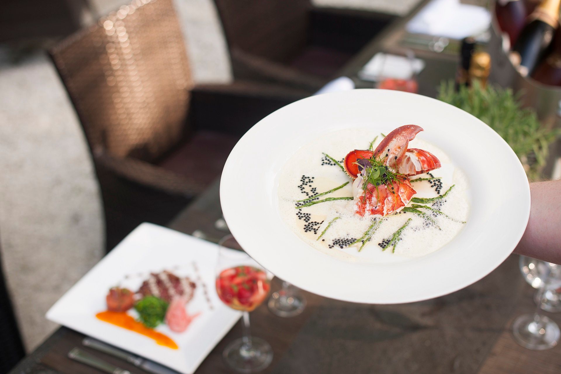 Restaurant Vogelkoje Fischgericht Kampen Sylt