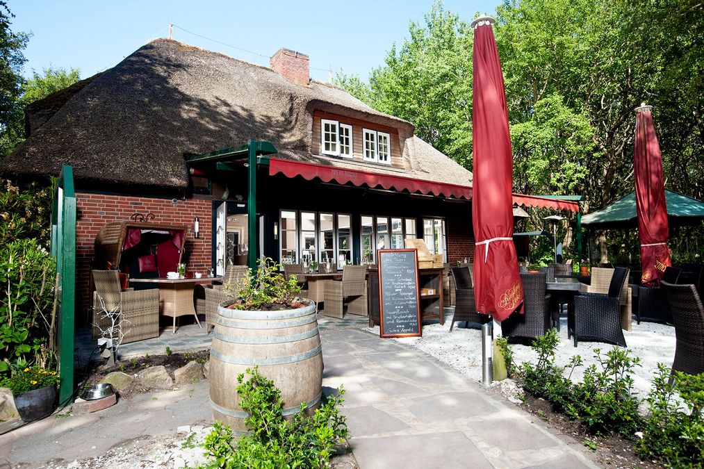 Restaurant Vogelkoje außen Eingang