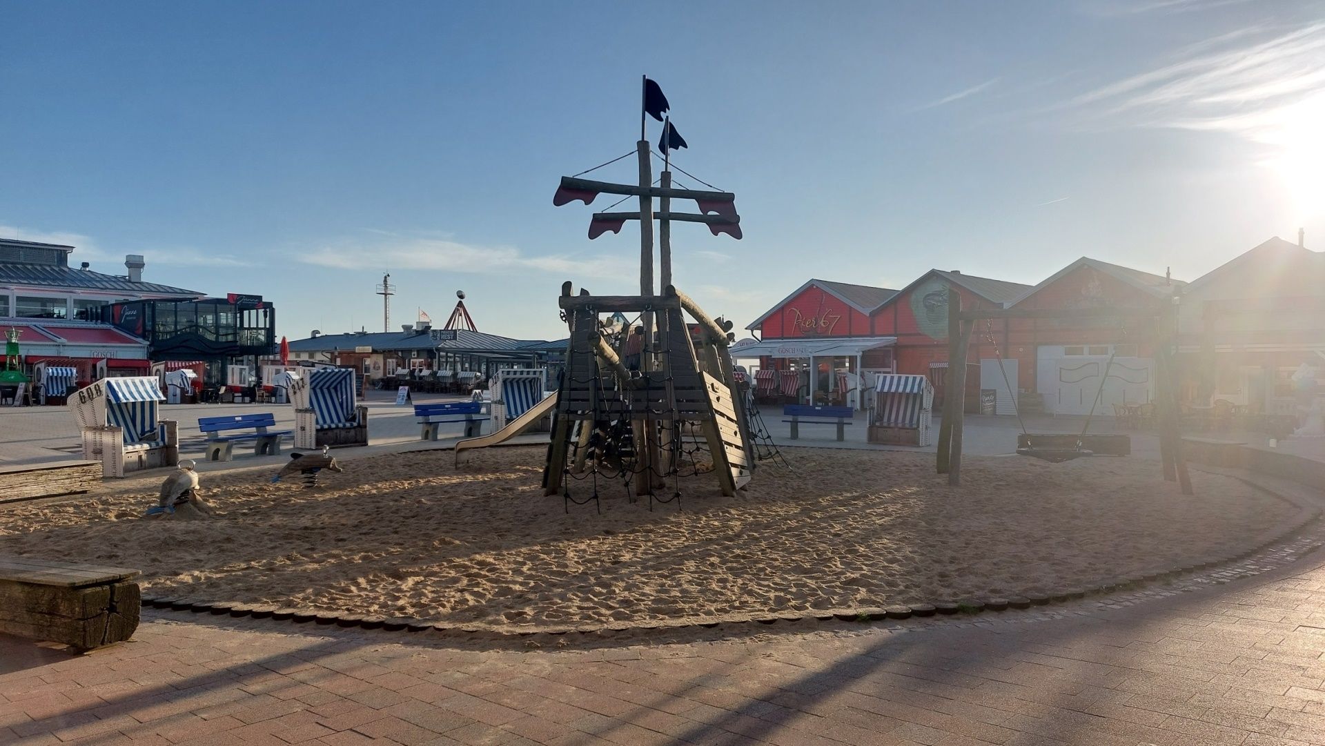 Spielplatz in List am Hafen