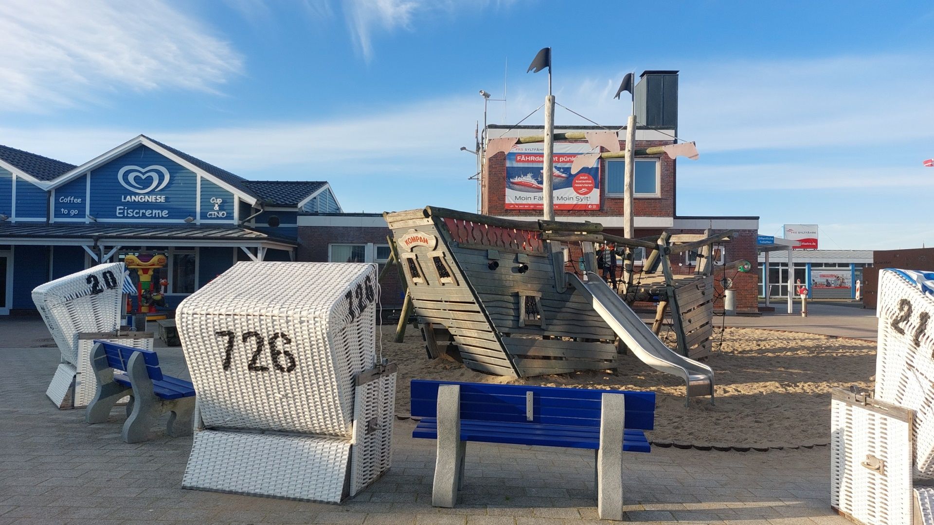 Spielplatz in List am Hafen