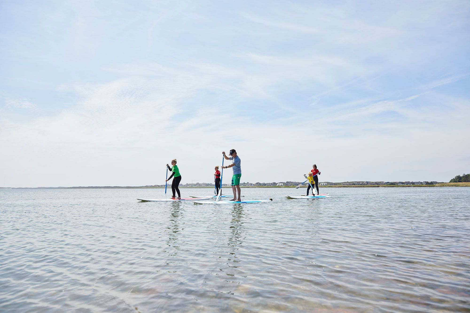 Stand Up Paddling in Rantum auf Sylt