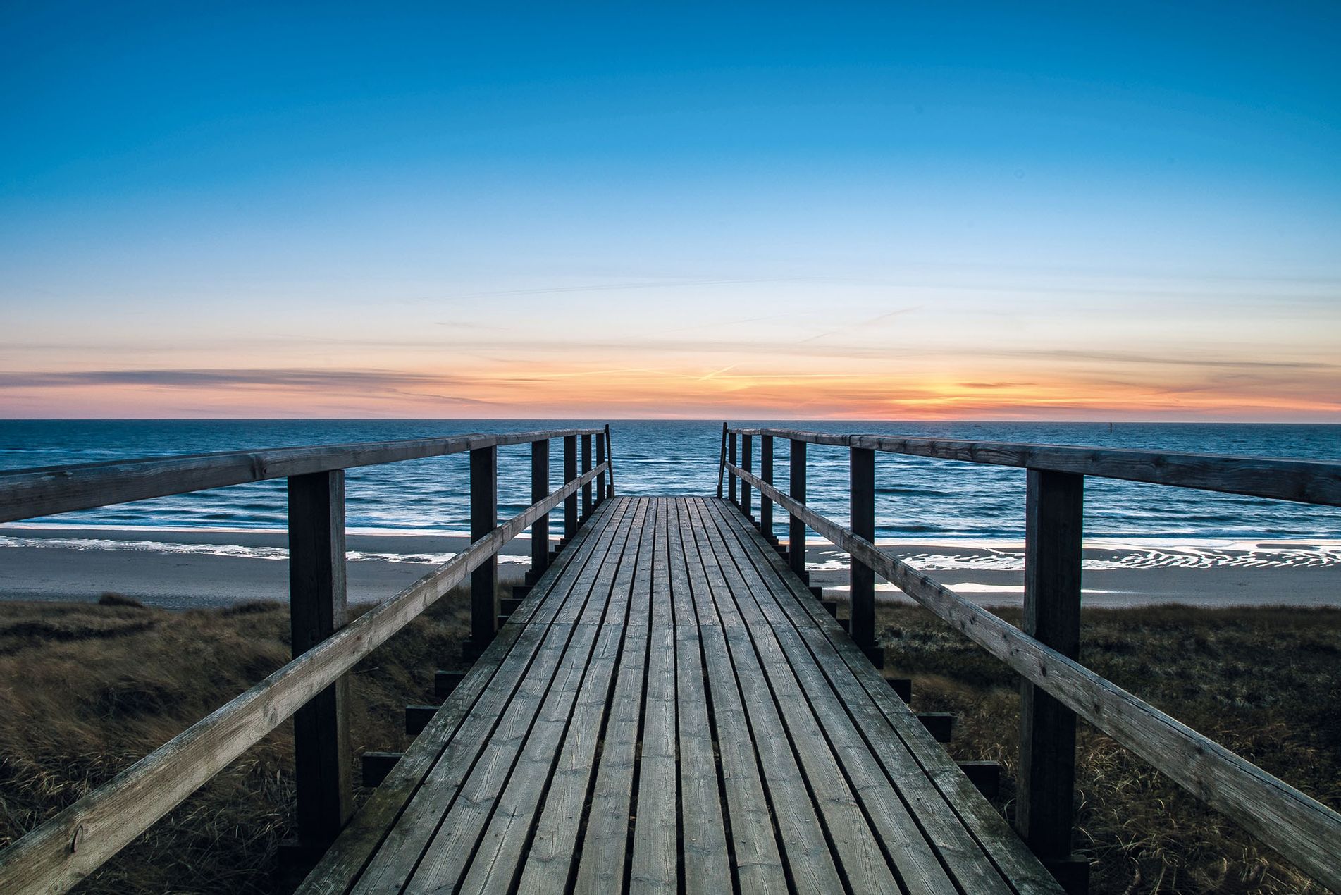Strandübergang zum Nordseestrand auf Sylt
