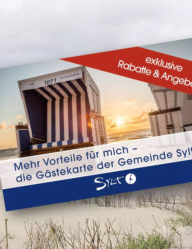 Gästekarte der Gemeinde Sylt