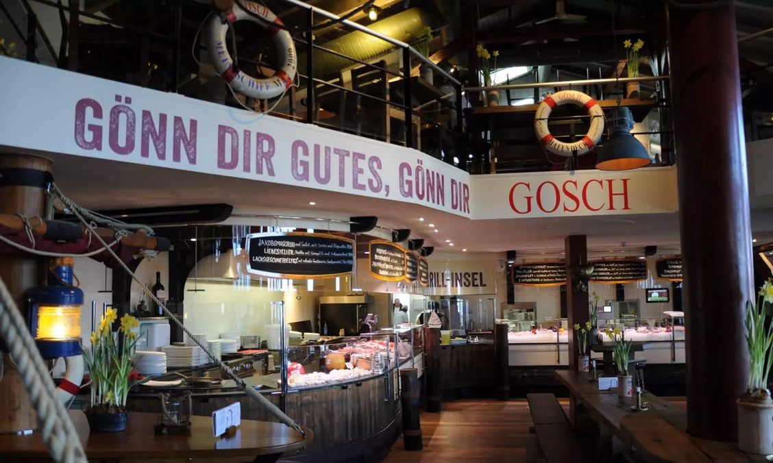 Gosch alte Bootshalle Tresen