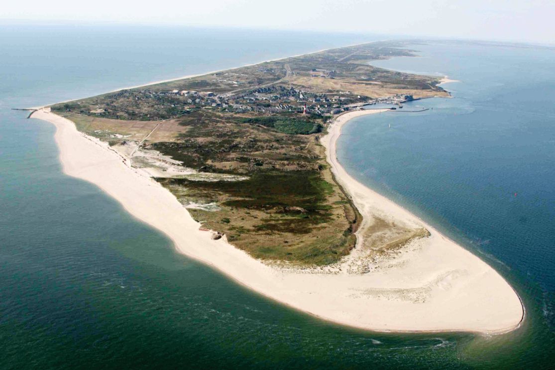 Hörnum Odde aus der Luft