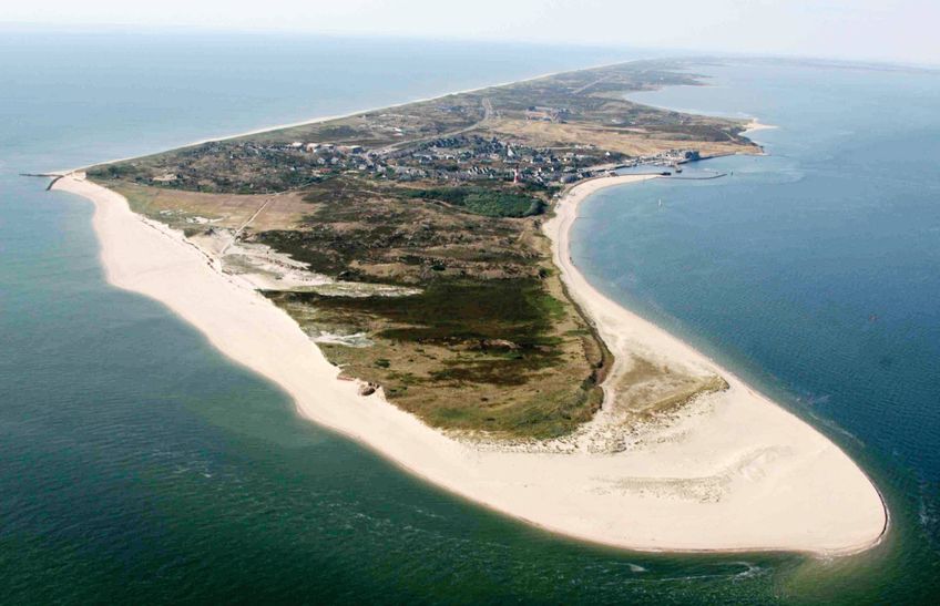 Hörnum Odde aus der Luft