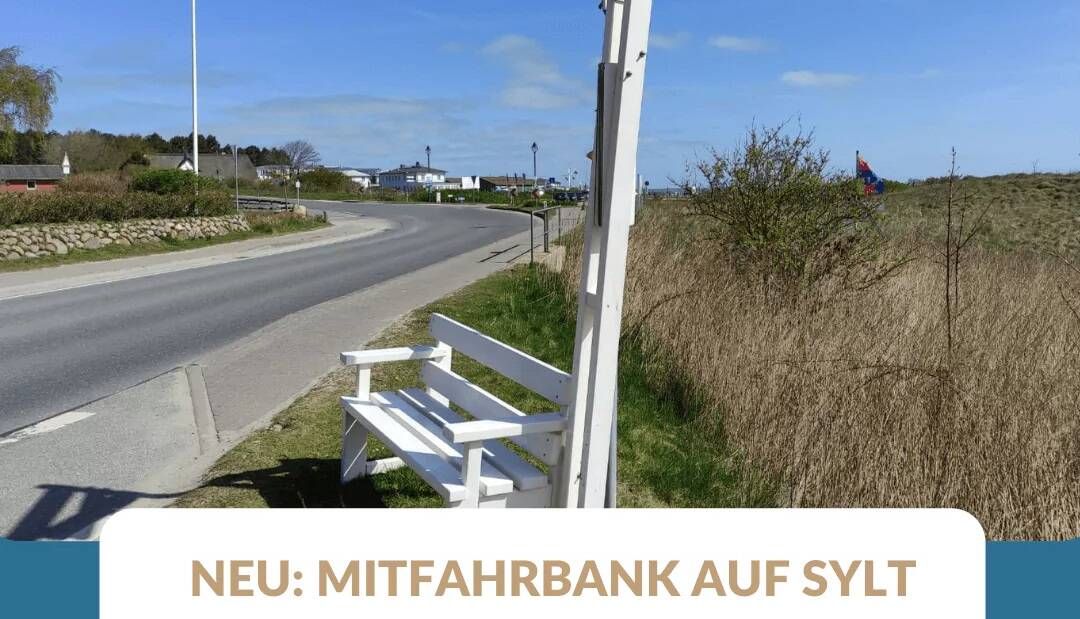 Mitfahrbank in Munkmarsch auf Sylt
