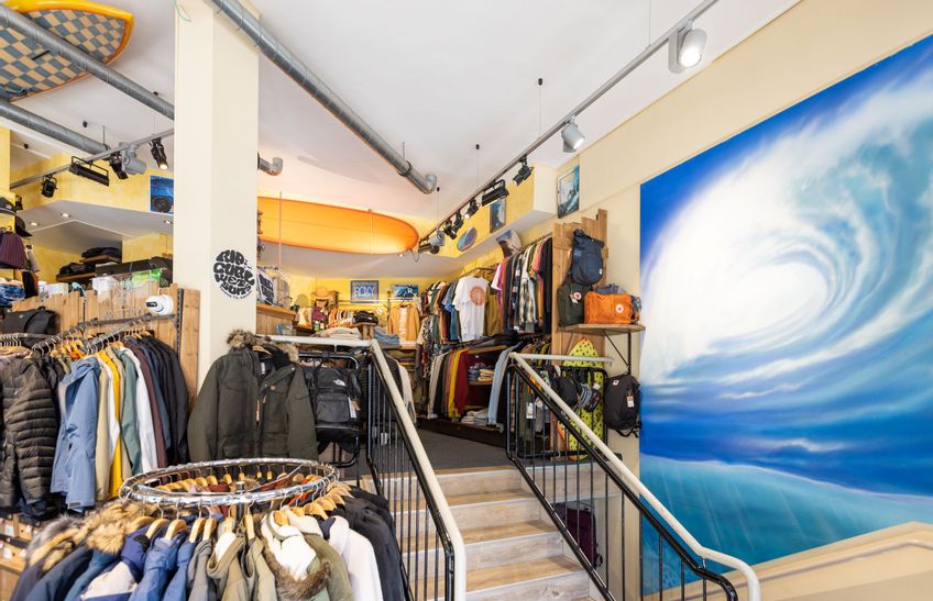 Surf Shop Innenraum