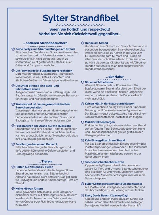 Sylter Strandfibel PDF-Titelbild