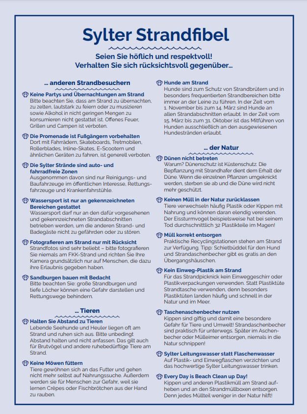 Sylter Strandfibel PDF-Titelbild