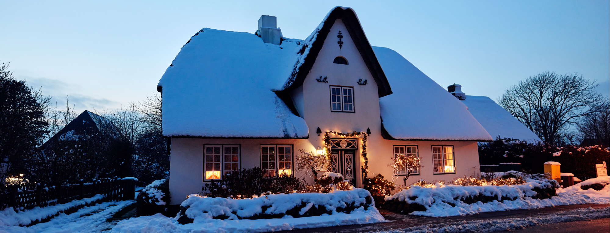 Haus im Schnee