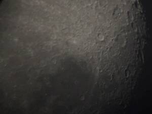 Mond-Bild durchs Teleskop