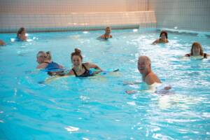 Aquajogging in der Sylter Welle