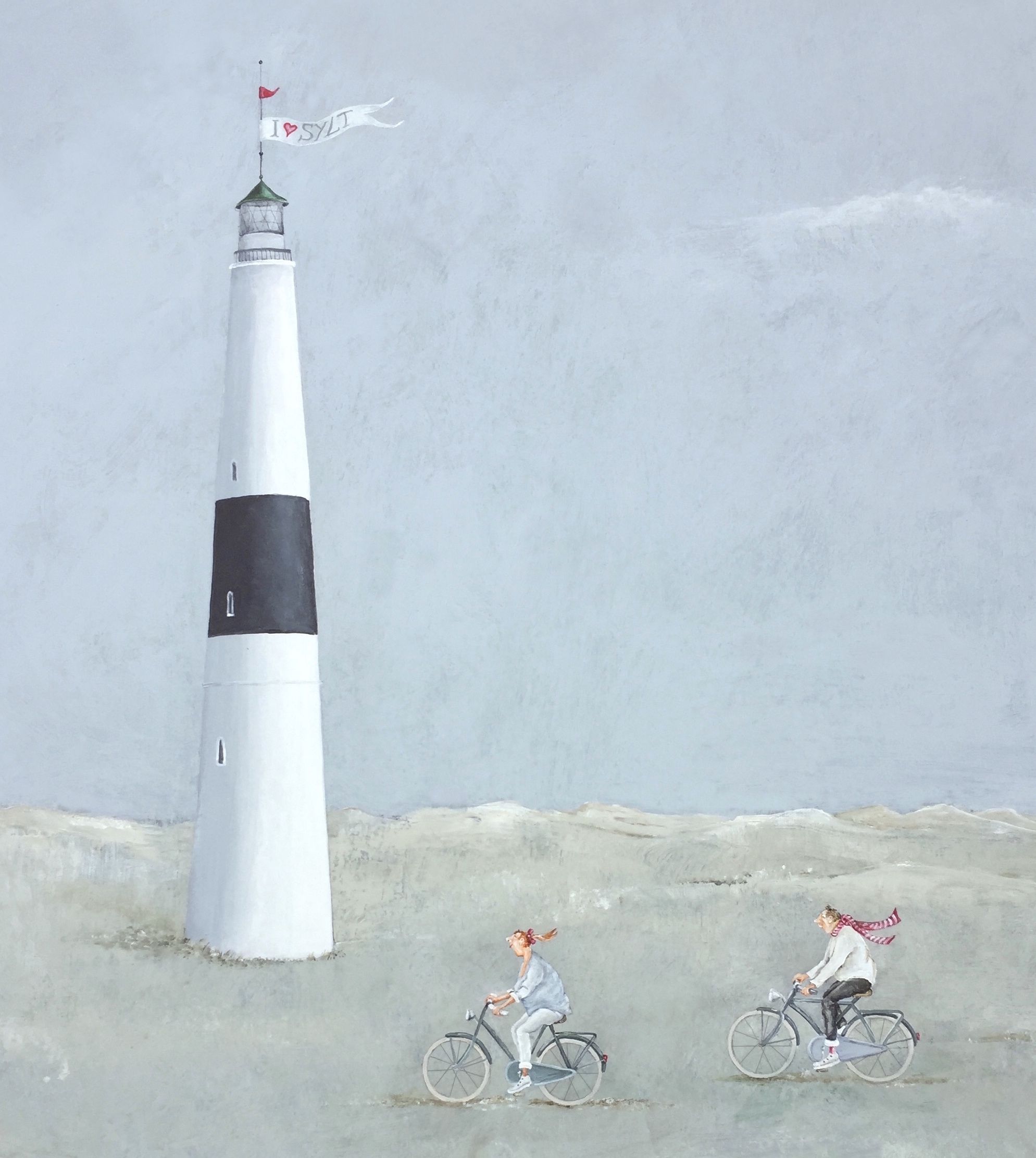 Radler (c) Silke Wessel & Christina Thrän Galerie am Meer