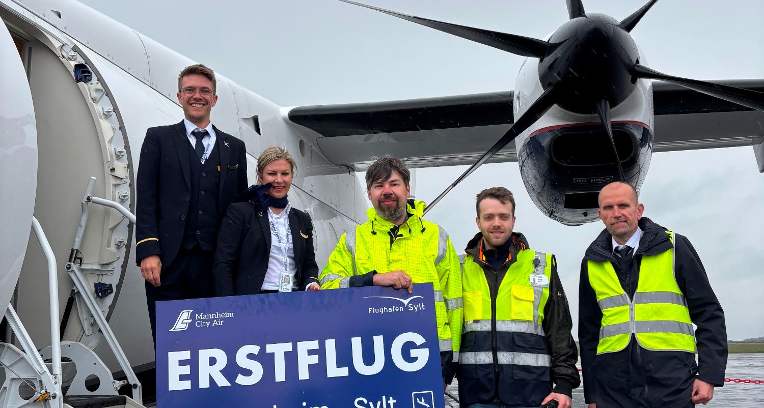 Flugverbindung von Mannheim nach Sylt