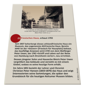 Keitumer Geschichtspunkte Tafel