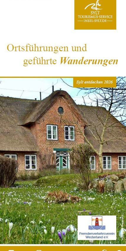 Das Titelbild des FVV-Flyers 2026 zeigt ein Friesenhaus