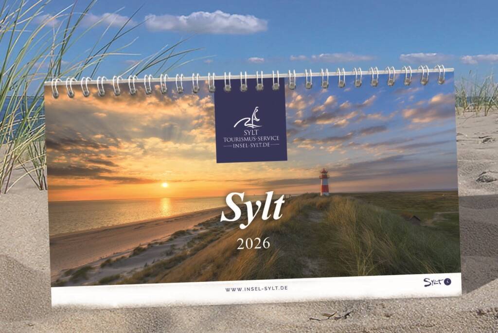 Titel des Postkartenkalenders Sylt 2026