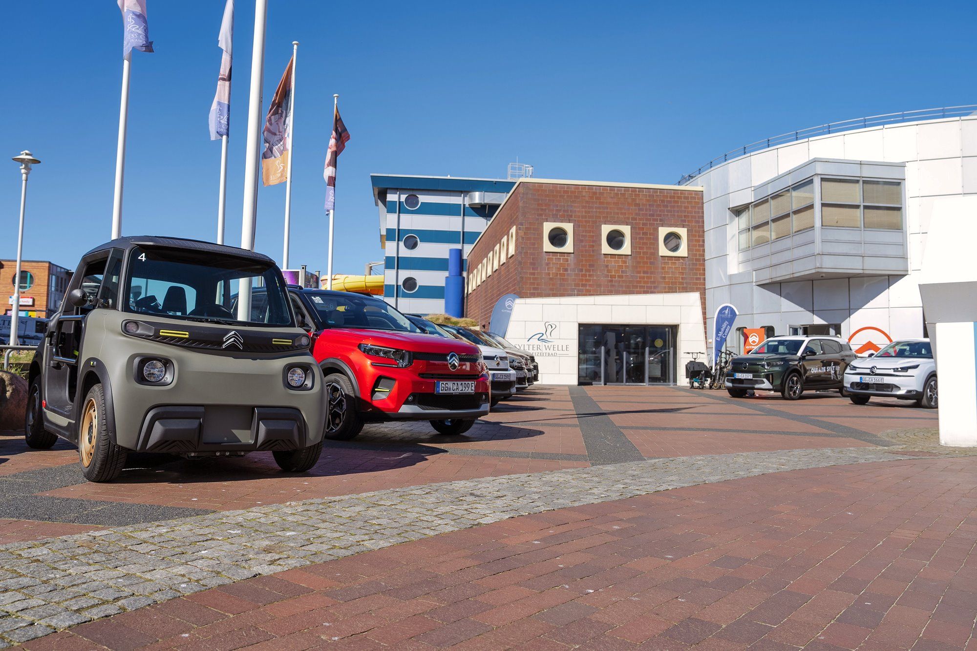 E-Mobility Center in Westerland auf Sylt mit e-Autos von Citroën