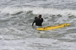 Rettungsschwimmer beim Training 2025
