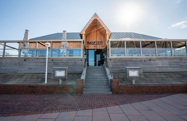 Außenansicht des Restaurant Badezeit in Westerland