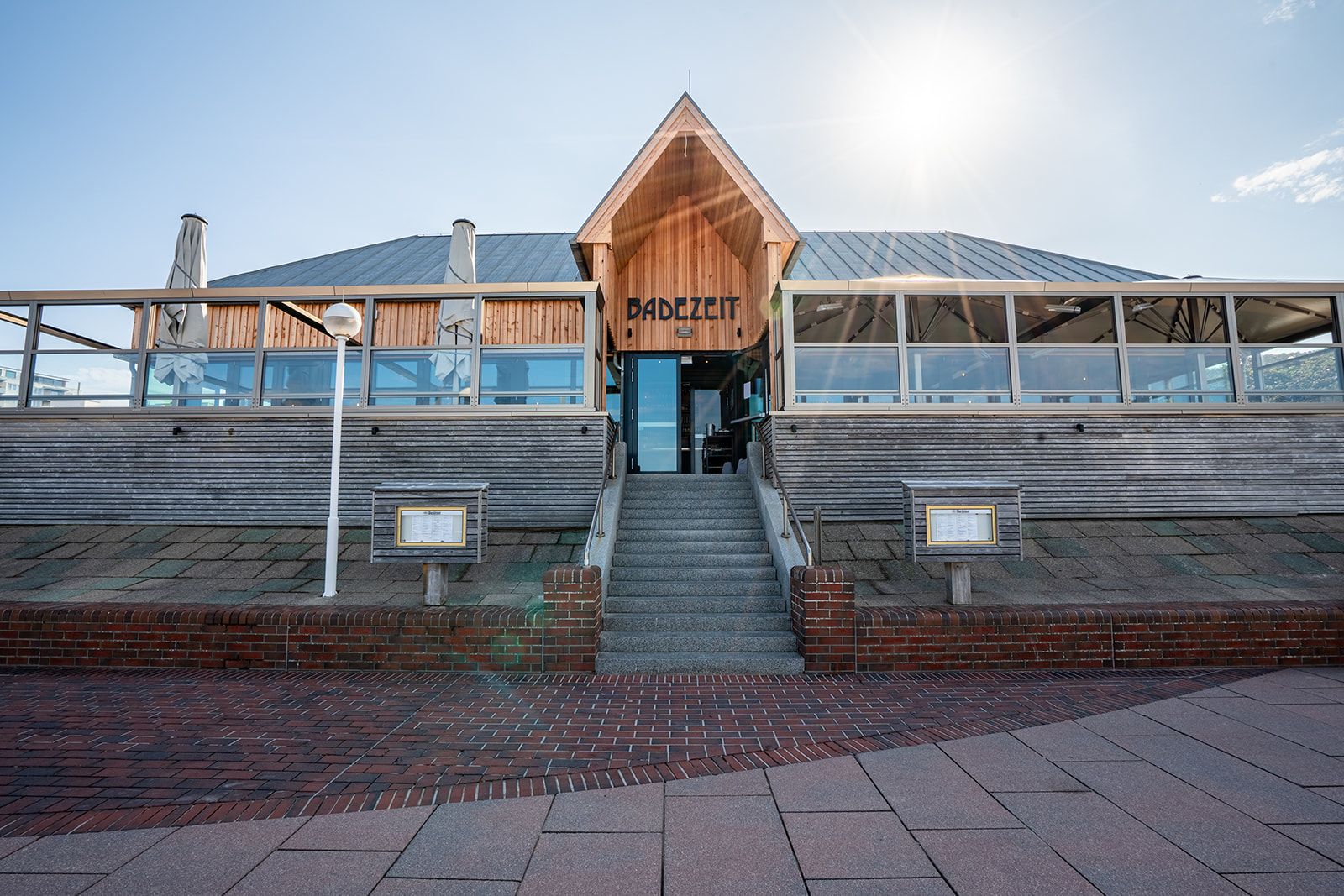 Außenansicht des Restaurant Badezeit in Westerland