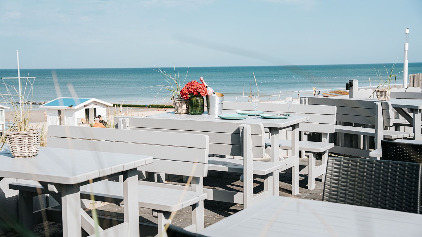 Terrasse des Restaurants Badezeit