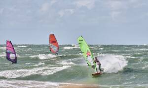 drei Waverider beim Citroën Windsurf World Cup Sylt 2024