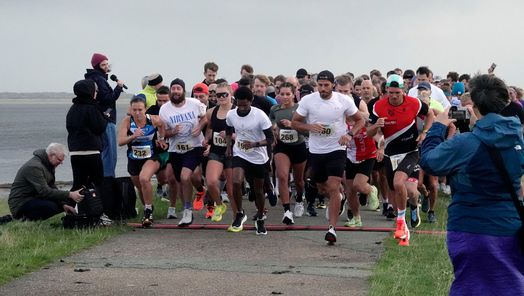 Start des Run ums Rantumbecken 2025