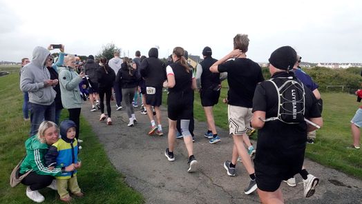 Start des Run ums Rantumbecken 2025