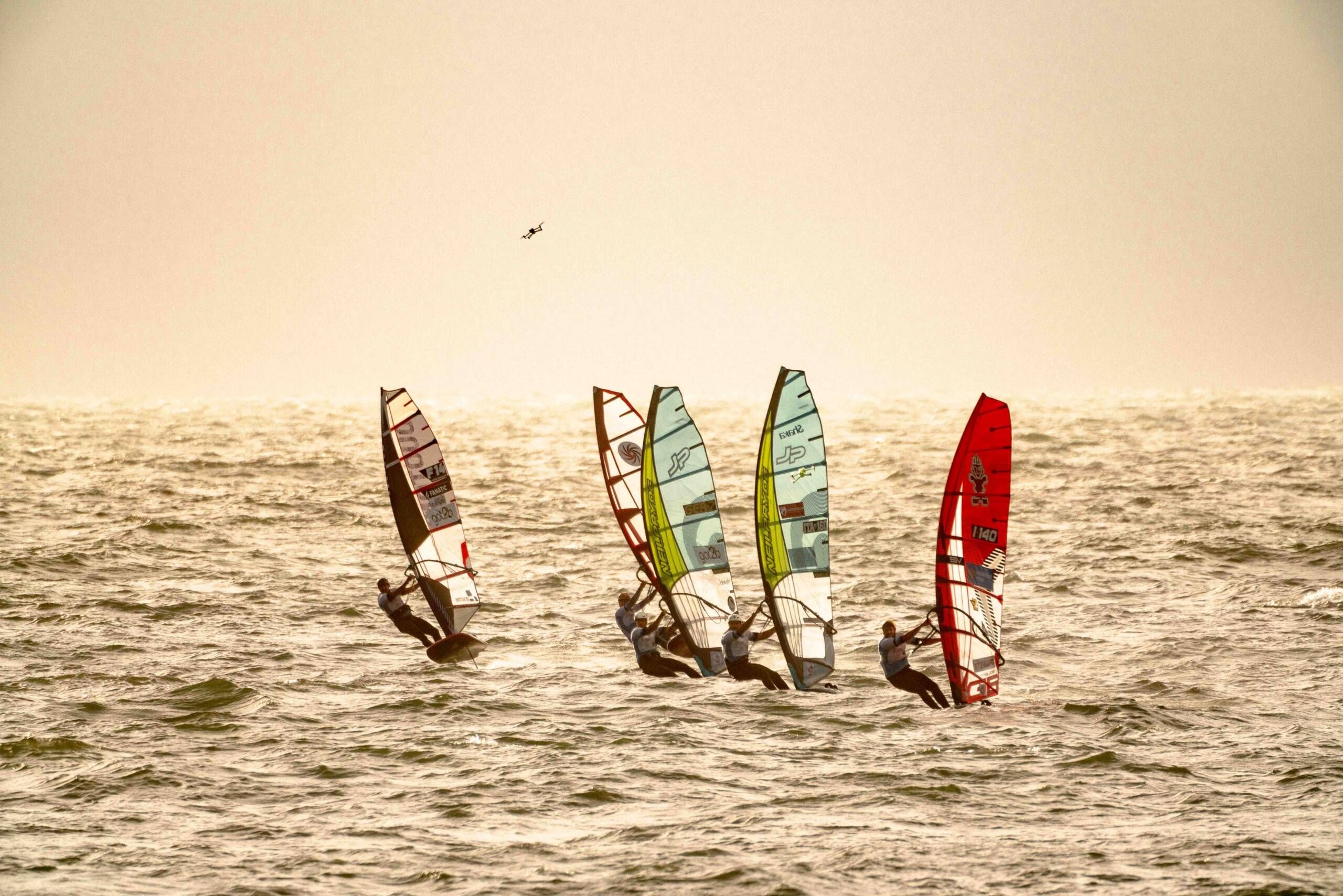 Windsurfer im Windsurf World Cup Sylt 2024