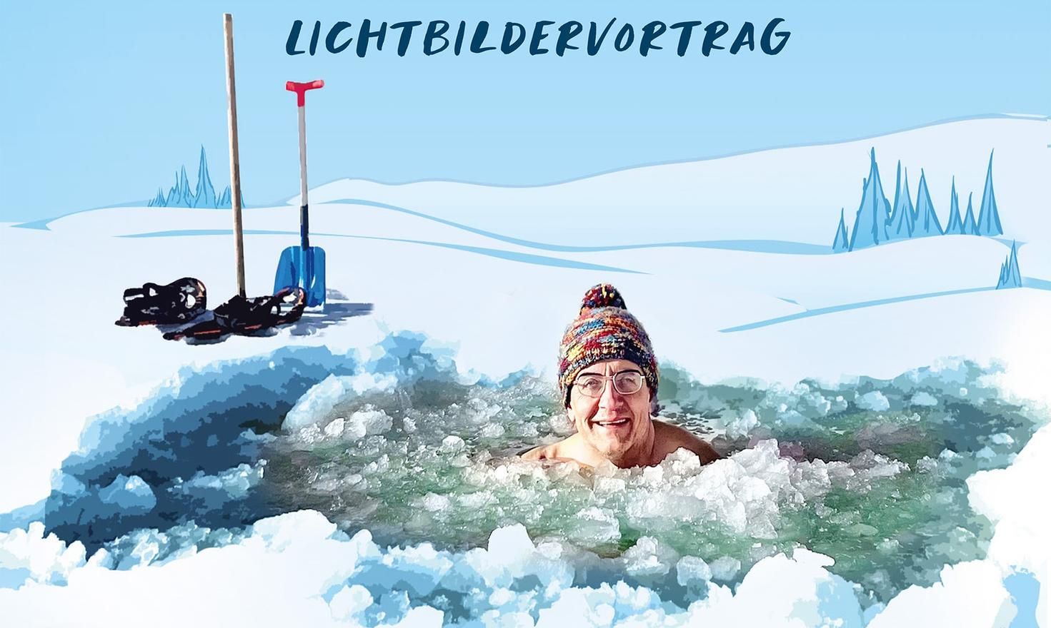 Wigald Boning im Eiswasser