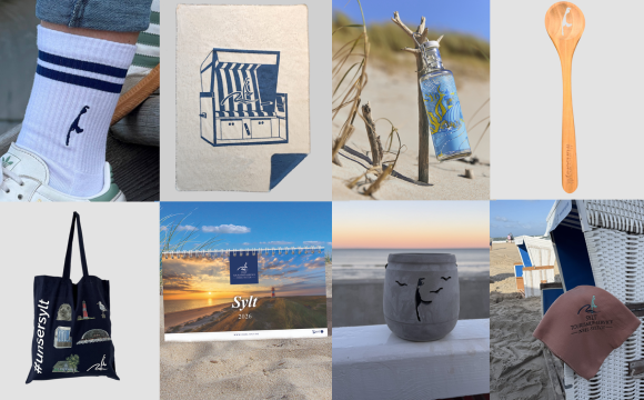 Collage aus diversen Produkten aus dem Online-Shop des ISTS