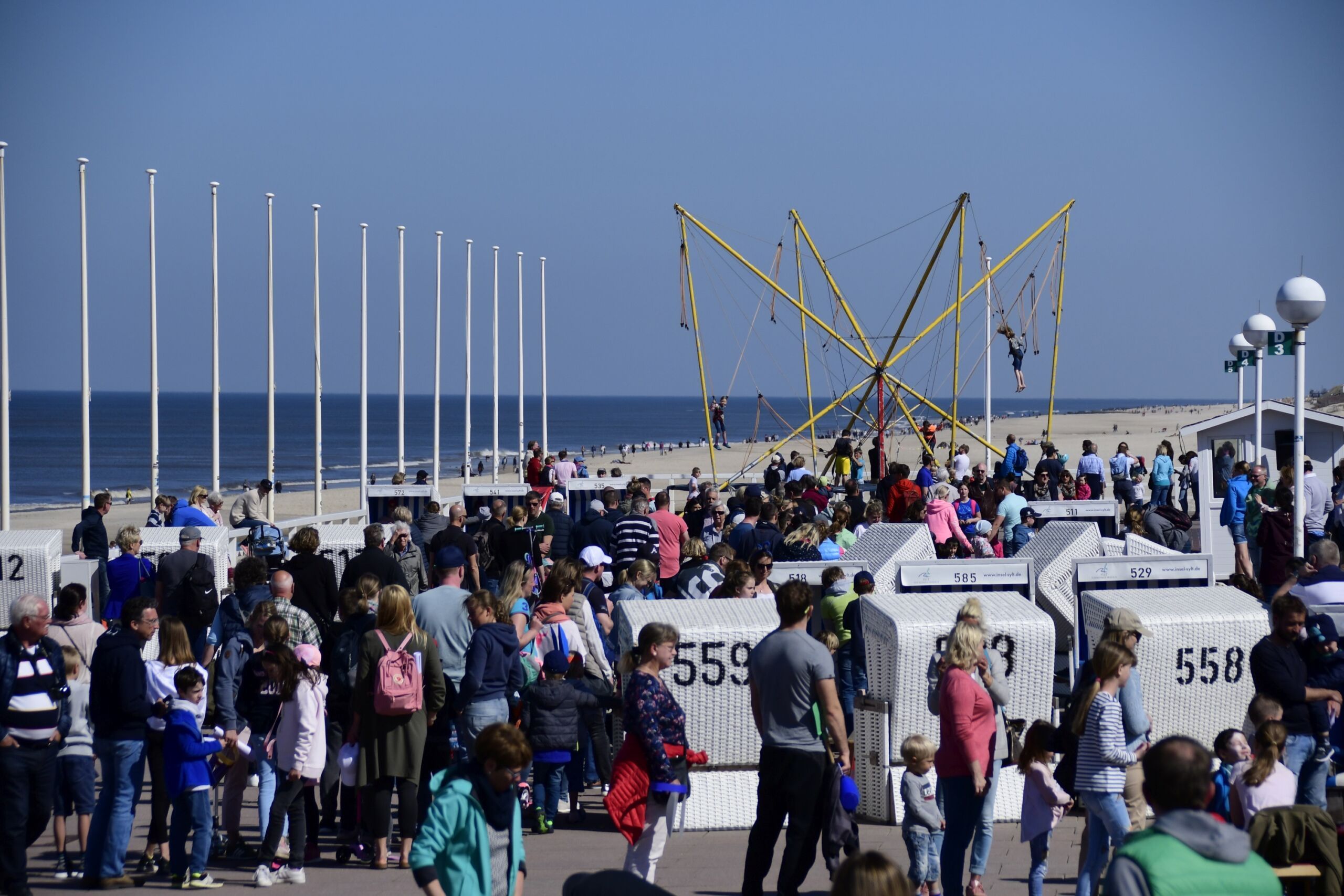 Osterveranstaltung auf der Promenade in Westerland
