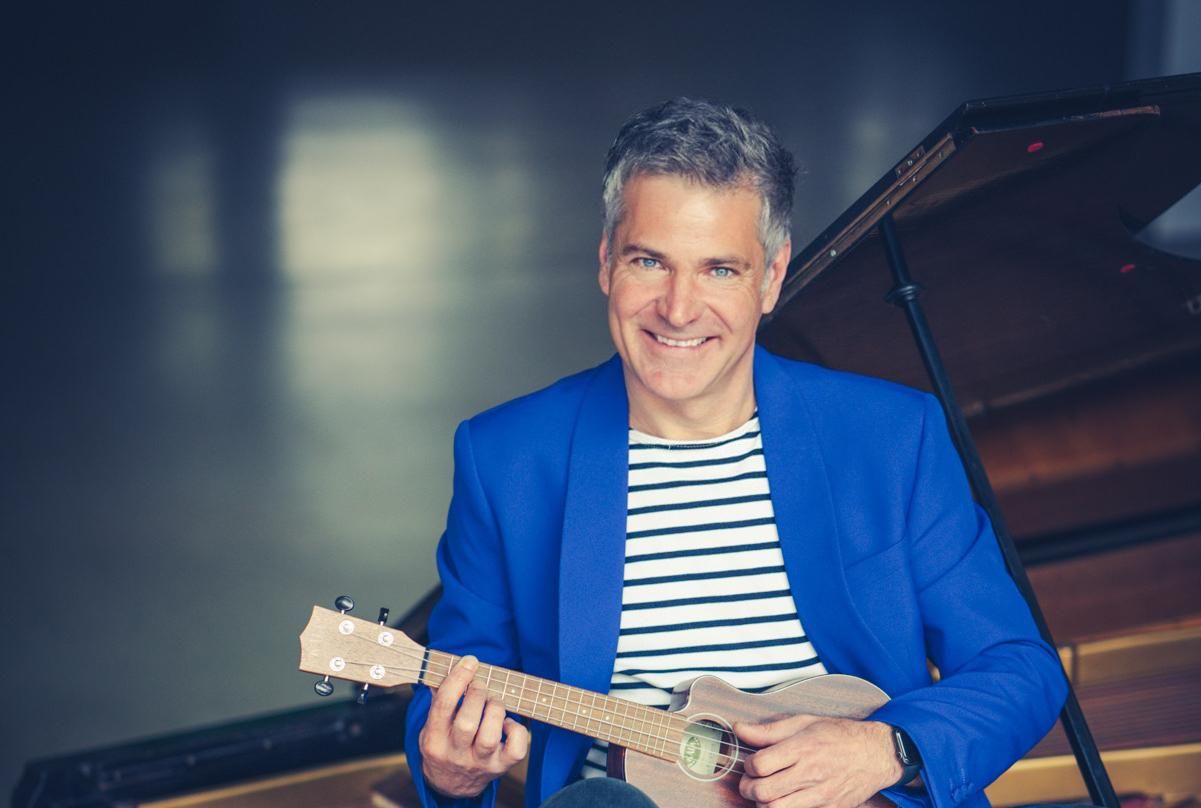 Markus Kapp mit Ukulele