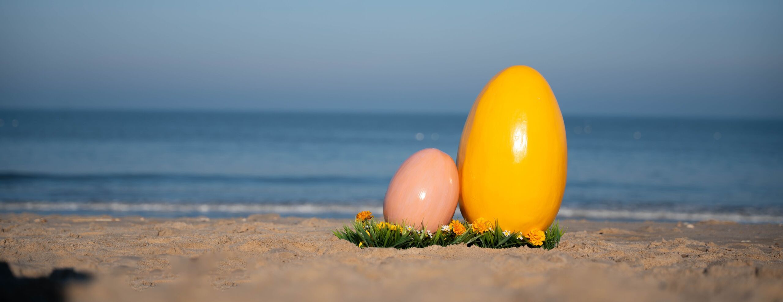 Ostereier am Meer