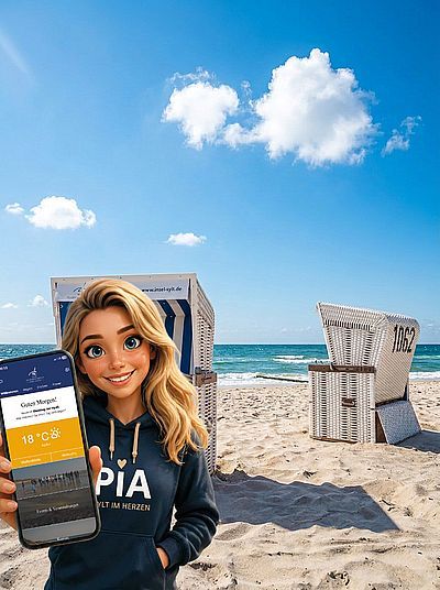 PIA am Strand
